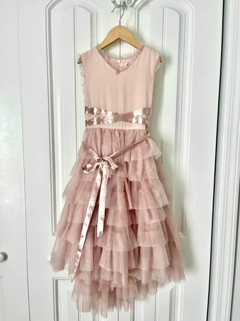 Joyfolie Mia Joy Geneva high low ruffle tulle dress
